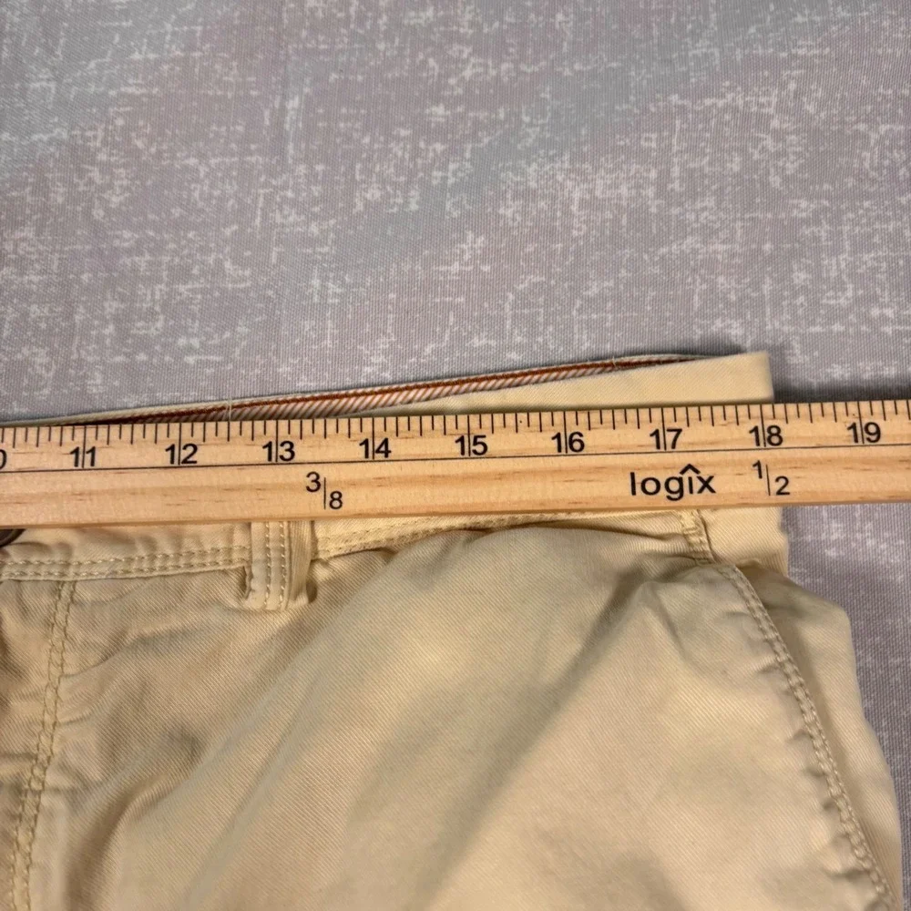 Tommy‎ Bahama Mens Boracay Chino Shorts Khaki Tan Cotton Blend Size 36 *Flaws